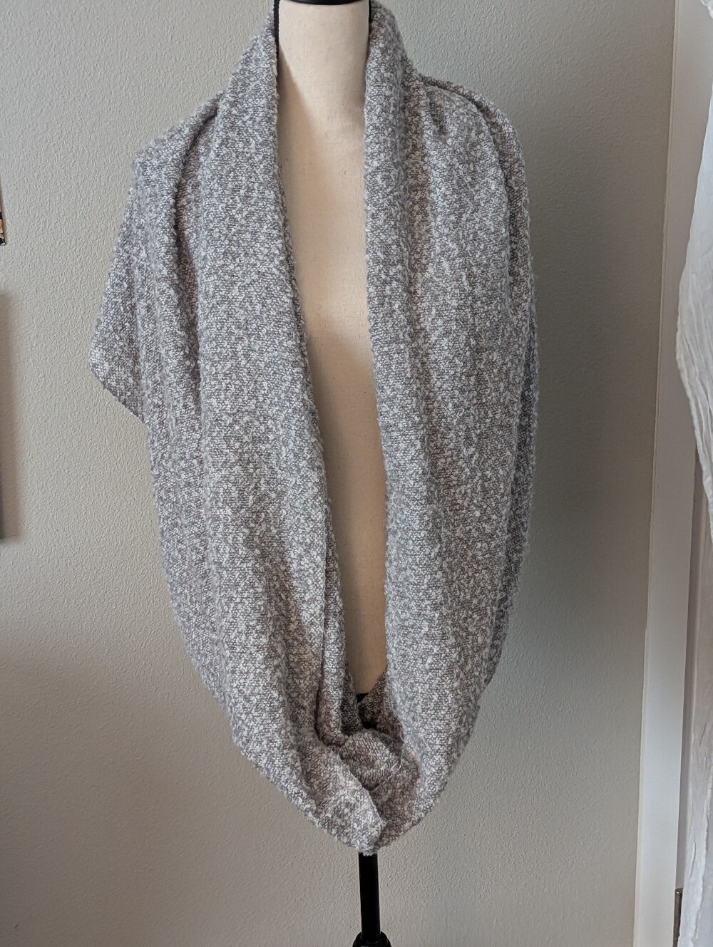 Cozy Gray Infinity Scarf